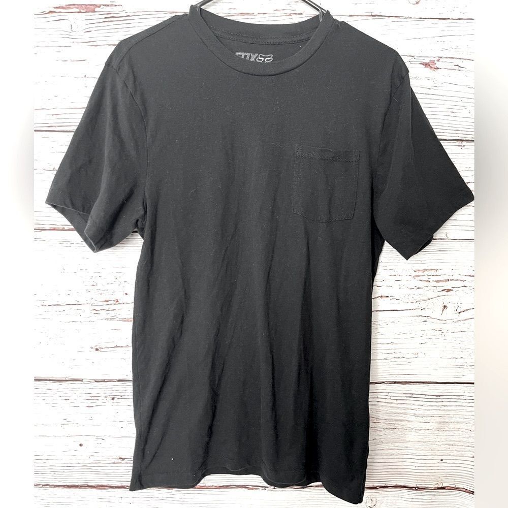 Fox Men's Black Short Sleeve Pocket T-Shirt